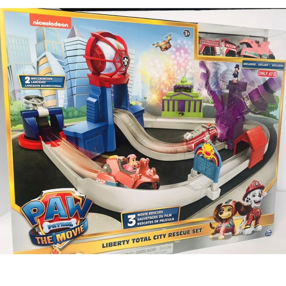 PAW Patrol The Movie | Liberty Total City Rescue Set | 3+ | Marshal & Skye